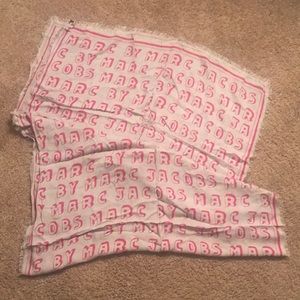 Marc by Marc Jacobs logo scarf